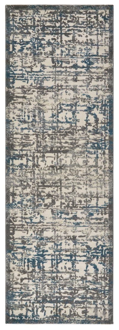 product image for Plaza Gray and Teal Rug by BD Fine Flatshot Image 1 5