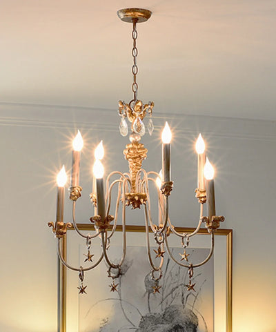 product image for mignon 8 light two tier antique gold chandelier by lucas mckearn ch1111 2 98