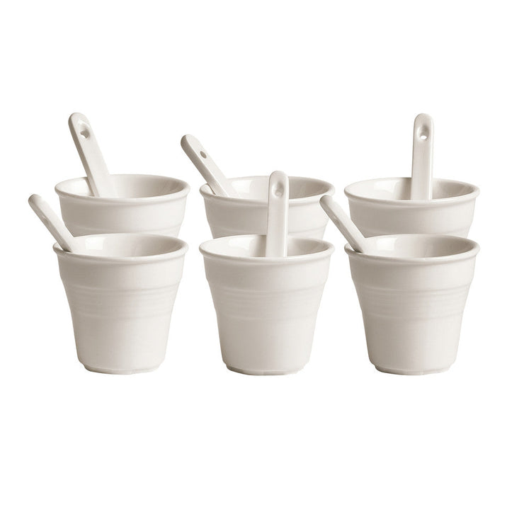 estetico quotidiano set of 6 coffee cups stirrers by seletti 1
