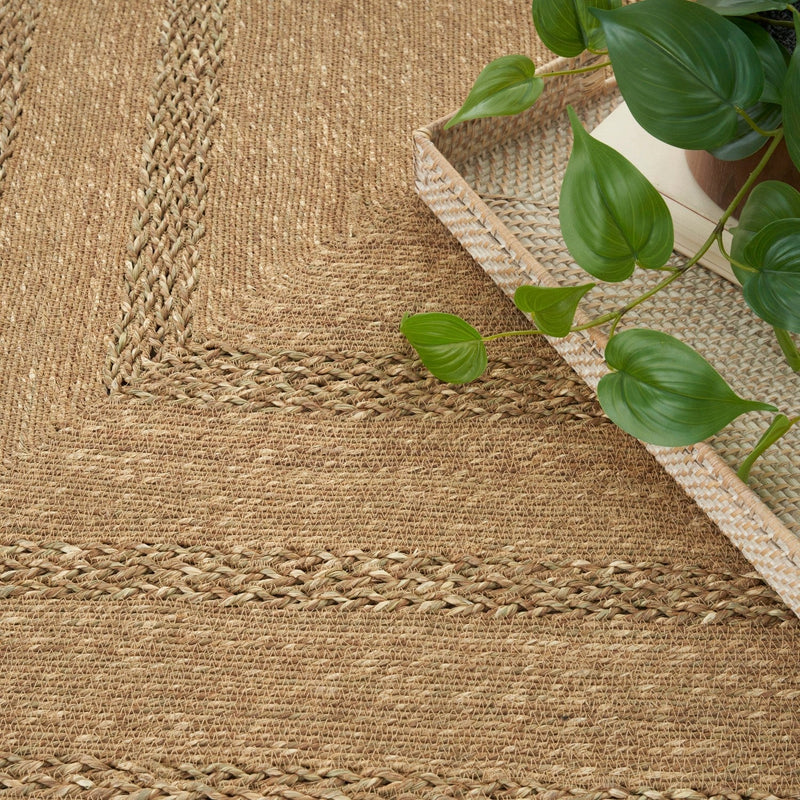 media image for Natural Seagrass Indoor Outdoor Handmade Natural Rug By Nourison Nsn 099446940186 8 284