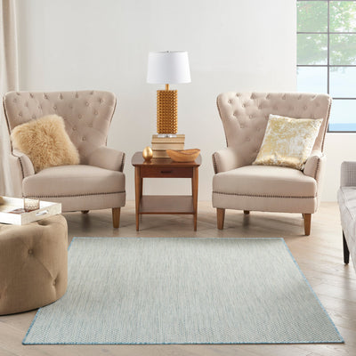 product image for courtyard ivory aqua rug by nourison 99446841636 redo 5 1