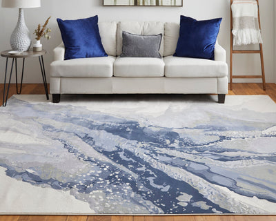 product image for takara abstract contemporary blue beige rug by bd fine clor39k2blubgeh13 8 25