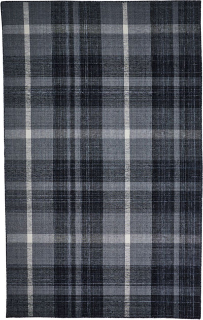 product image of Jens Hand Woven Gray and Black Rug by BD Fine Flatshot Image 1 512