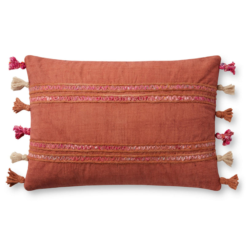 media image for Handcrafted Rust Pillow Flatshot Image 1 245