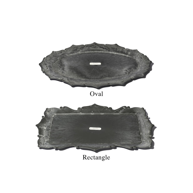 media image for copy of decoration tray circle petal design by puebco 5 227