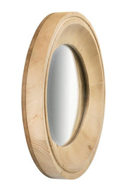 oval wood framed mirror 5