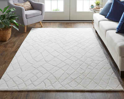 product image for Tatem Hand Woven Linear Beige Rug 6 23