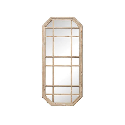 product image for octagon wood framed mirror 2 19