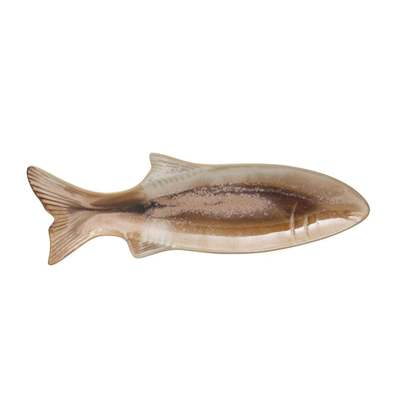 media image for stoneware fish shaped dish with glaze 1 293