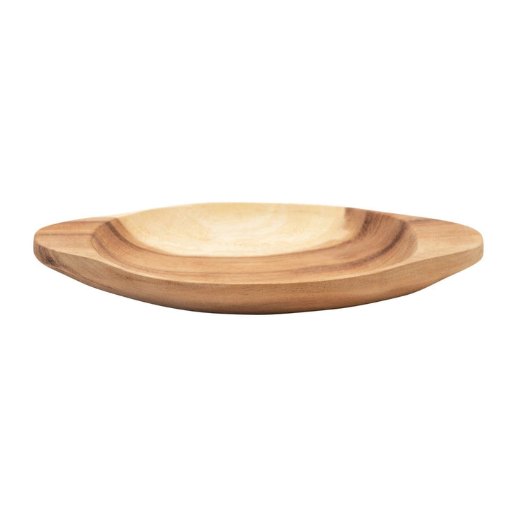acacia wood bowl with handles 5