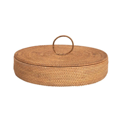 product image for hand woven rattan container with 5 sections and lid 3 10