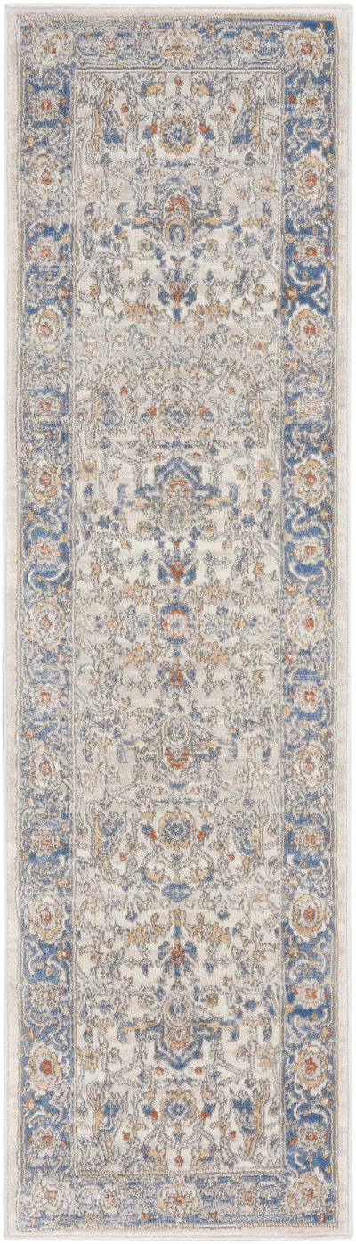 product image for Nicole Curtis Series 4 Cream Blue Vintage Rug By Nicole Curtis Nsn 099446163400 2 89