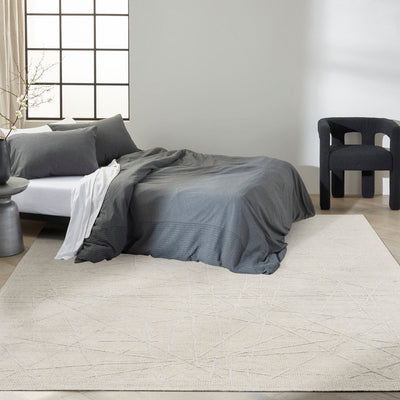 product image for Calvin Klein Wander Ivory Grey Modern Indoor Rug 6 14