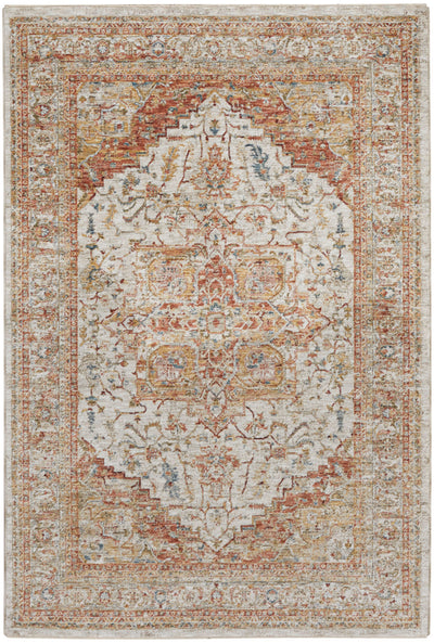 product image of Nourison Home Sahar Ivory Rust Vintage Rug By Nourison Nsn 099446898692 1 594