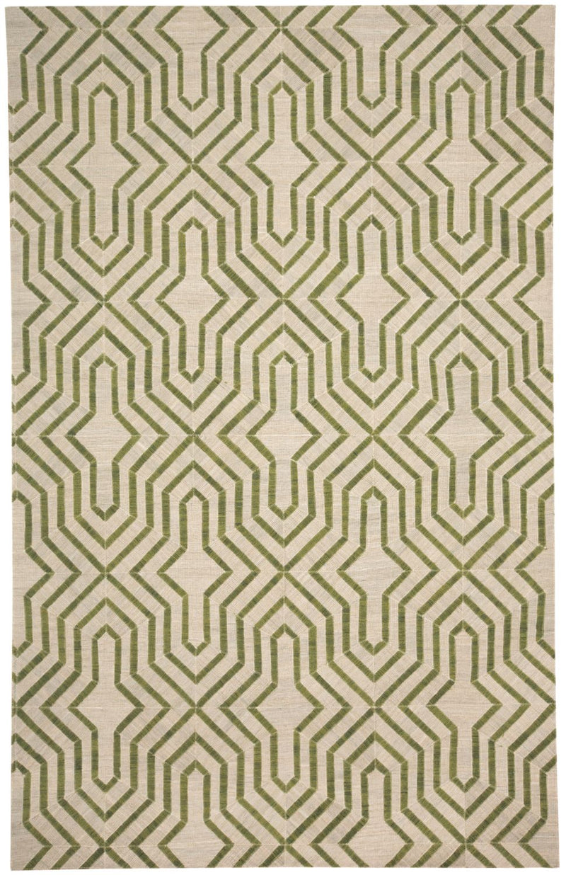 media image for Bromham Flatweave Green and Ivory Rug by BD Fine Flatshot Image 1 28