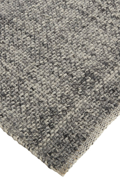 product image for Siona Handwoven Solid Color Charcoal Gray Rug 4 15