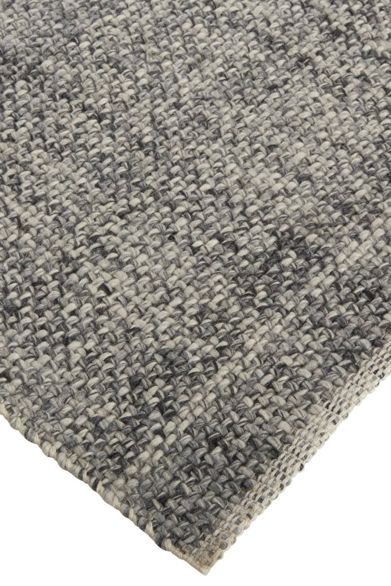 media image for Siona Handwoven Solid Color Charcoal Gray Rug 4 221