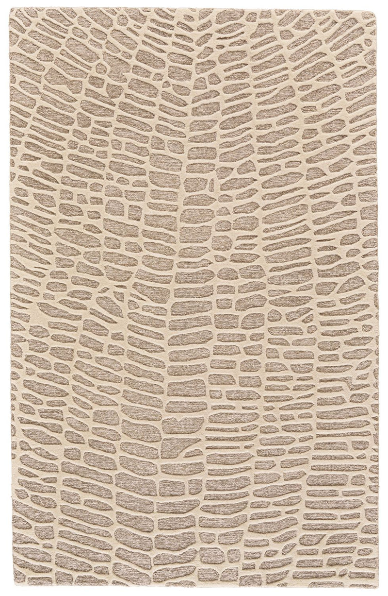 media image for Fadden Hand Tufted Taupe and Beige Rug by BD Fine Flatshot Image 1 227