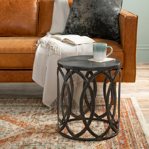 media image for Earnshaw Metal End Table in Various Colors Styleshot Image 24