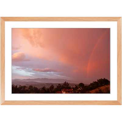 product image for Pink Rainbow Framed Print 93
