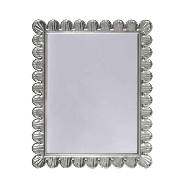 eliza mirror w scalloped edge frame in silver leaf design by bd studio 1