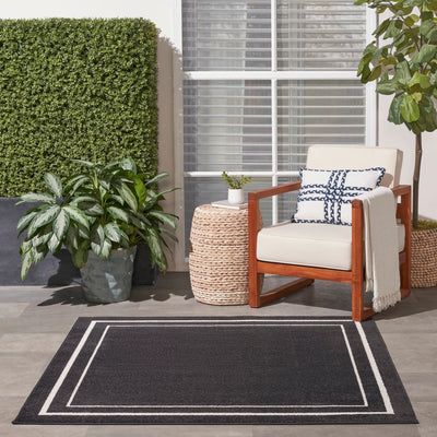 product image for Nourison Home Nourison Essentials Black Ivory Contemporary Rug By Nourison Nsn 099446136633 28 84