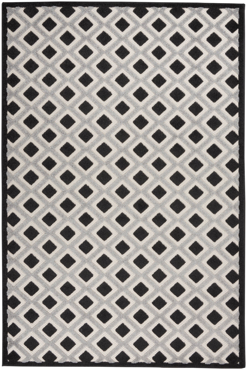 media image for aloha black white rug by nourison 99446829917 redo 1 227