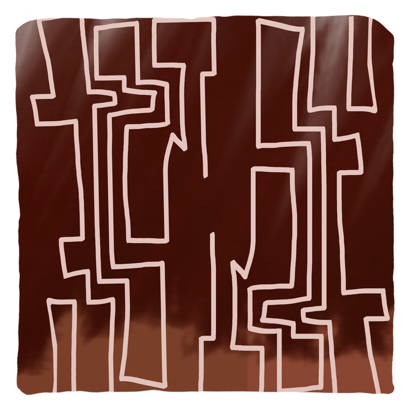 media image for glyph throw pillow 12 233