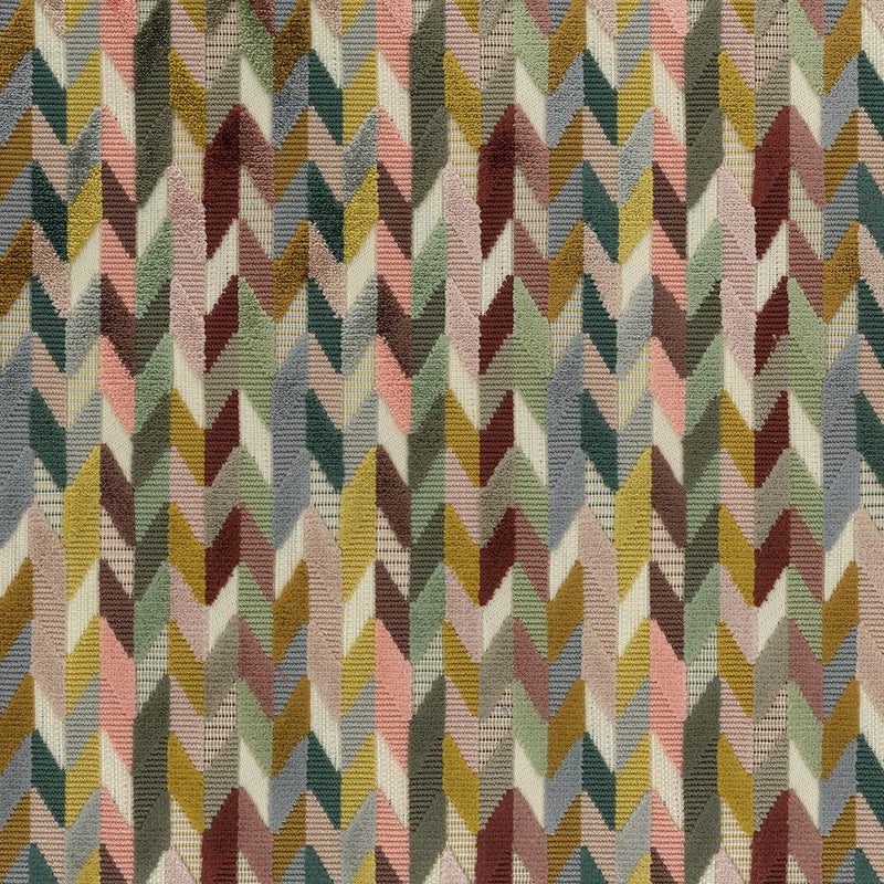 media image for Sample Viviana Felicia Blush/Gold/Berry Fabric 297