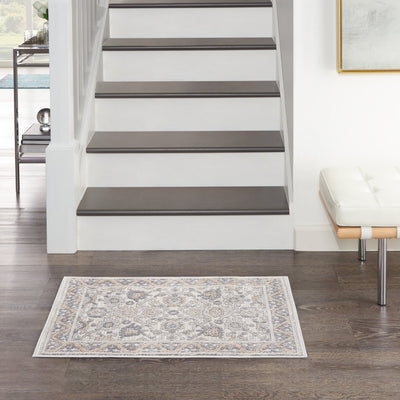 product image for Nicole Curtis Series 4 Cream Grey Farmhouse Rug By Nicole Curtis Nsn 099446163394 9 7