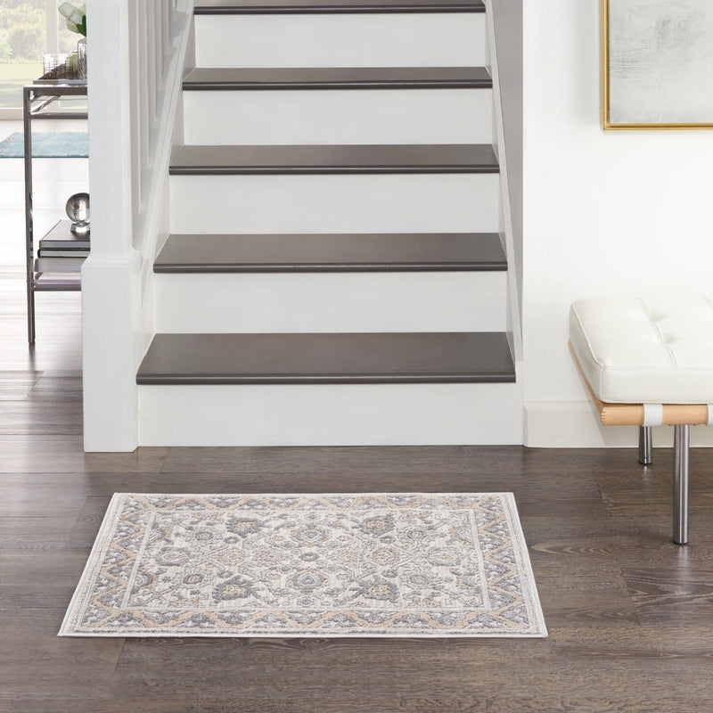 media image for Nicole Curtis Series 4 Cream Grey Farmhouse Rug By Nicole Curtis Nsn 099446163394 9 264