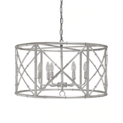 six light bamboo chandelier in various colors 4