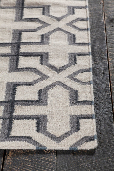 product image for Lima Hand Woven Flatweave Reversible Wool Cotton Lim 25740 Rug Chandra Rugs 4 85