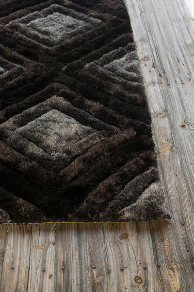 product image for Flemish Hand Woven Contemporary Shag Fle 51101 Rug Chandra Rugs 4 46