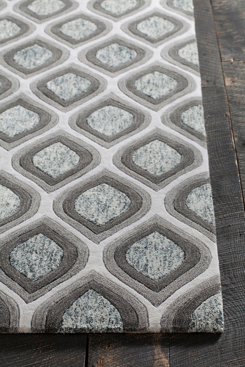 media image for Clara Hand Tufted Contemporary Cla 7102 Rug Chandra Rugs 3 265