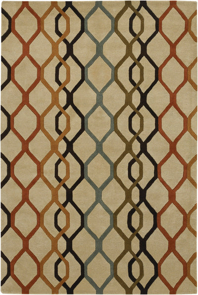 product image for Rowe Hand Tufted Contemporary Row 11125 Rug Chandra Rugs 1 18