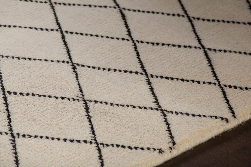 media image for Gaia Hand Knotted Contemporary Wool Gai 10901 Rug Chandra Rugs 3 232