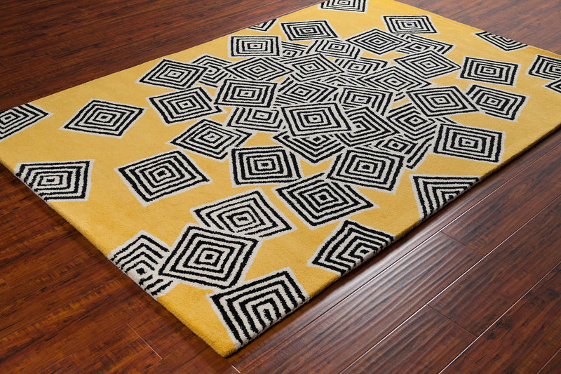 media image for Stella Hand Tufted Contemporary Wool Ste 52215 Rug Chandra Rugs 6 236