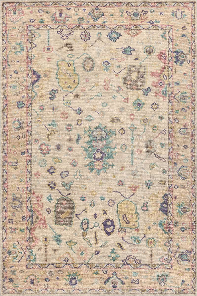 media image for Wendi Hand Knotted Traditional Wen 58101 Rug Chandra Rugs 1 299