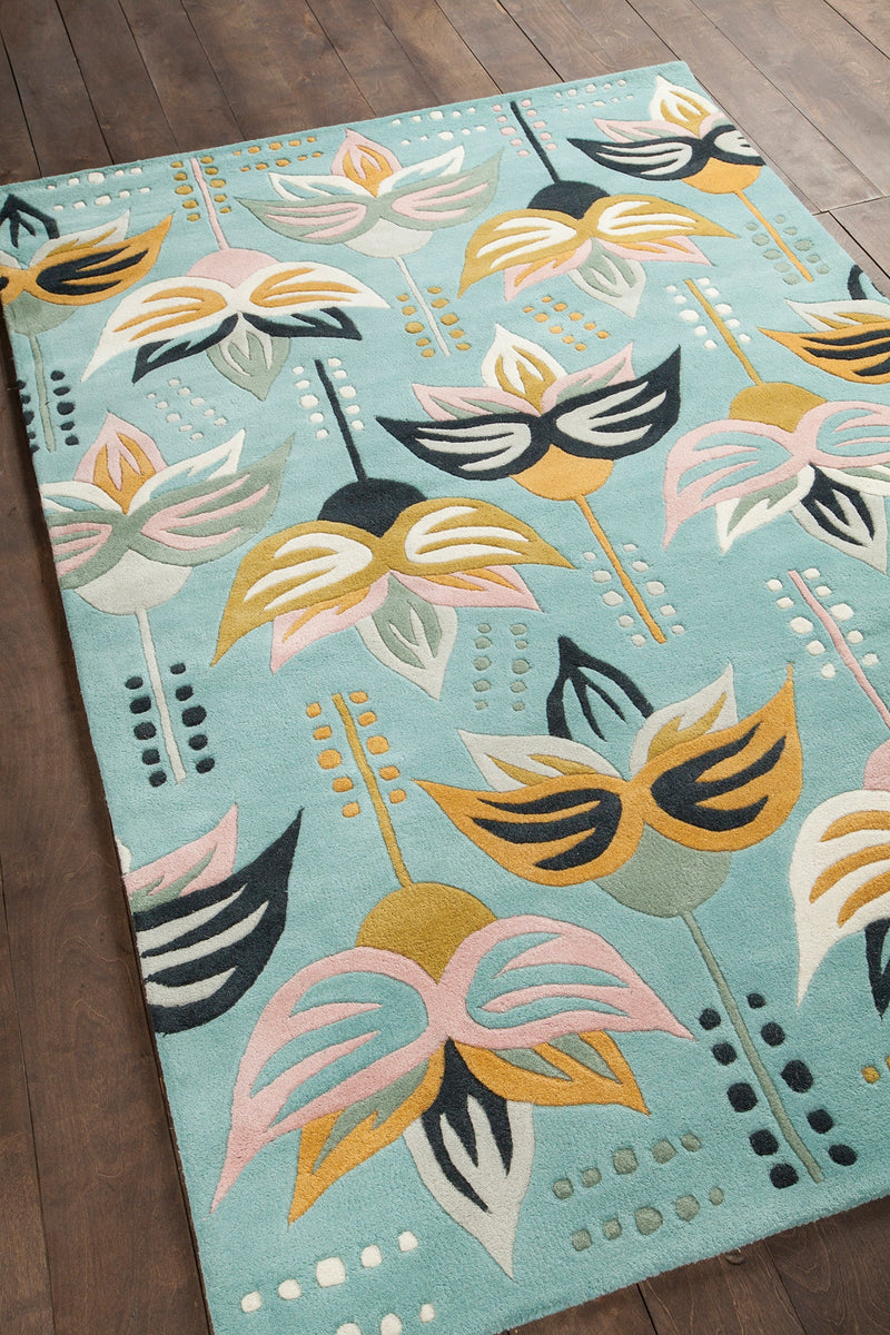 media image for Jessica Swift Hand Tufted Designer Wool Jes 28911 Rug Chandra Rugs 5 248