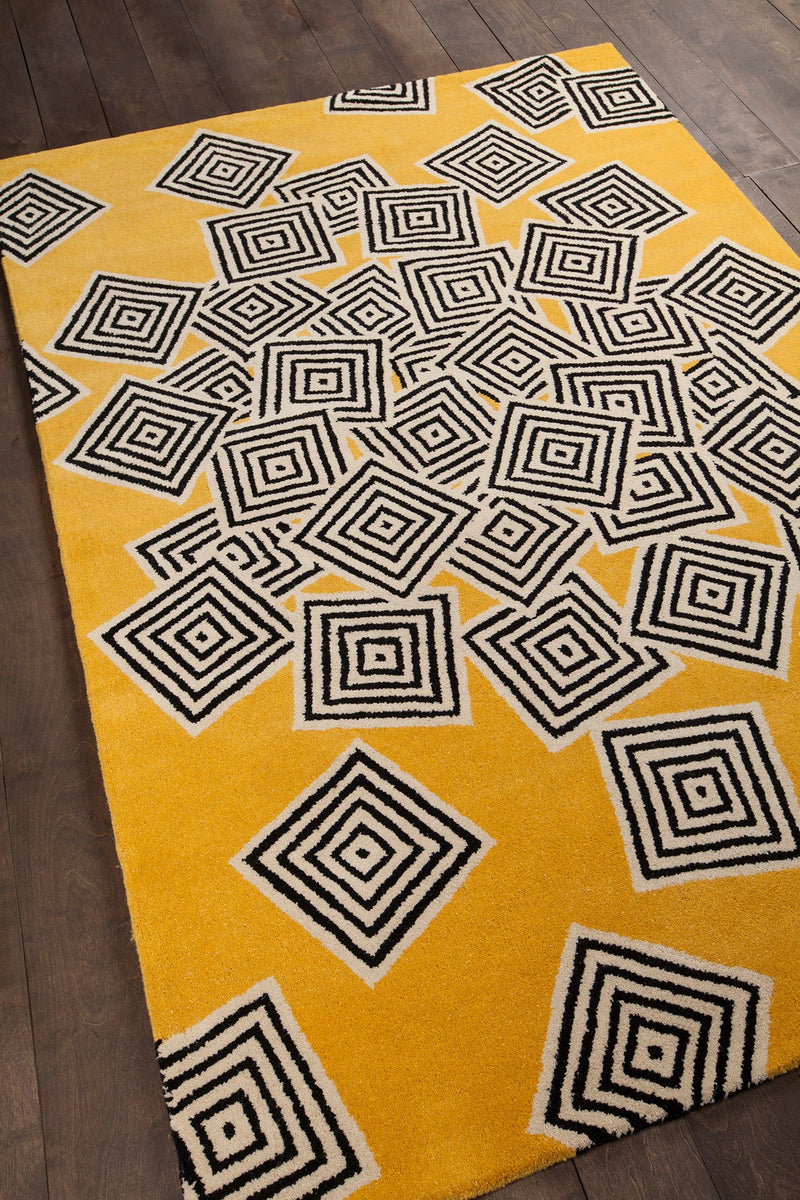 media image for Stella Hand Tufted Contemporary Wool Ste 52215 Rug Chandra Rugs 5 222