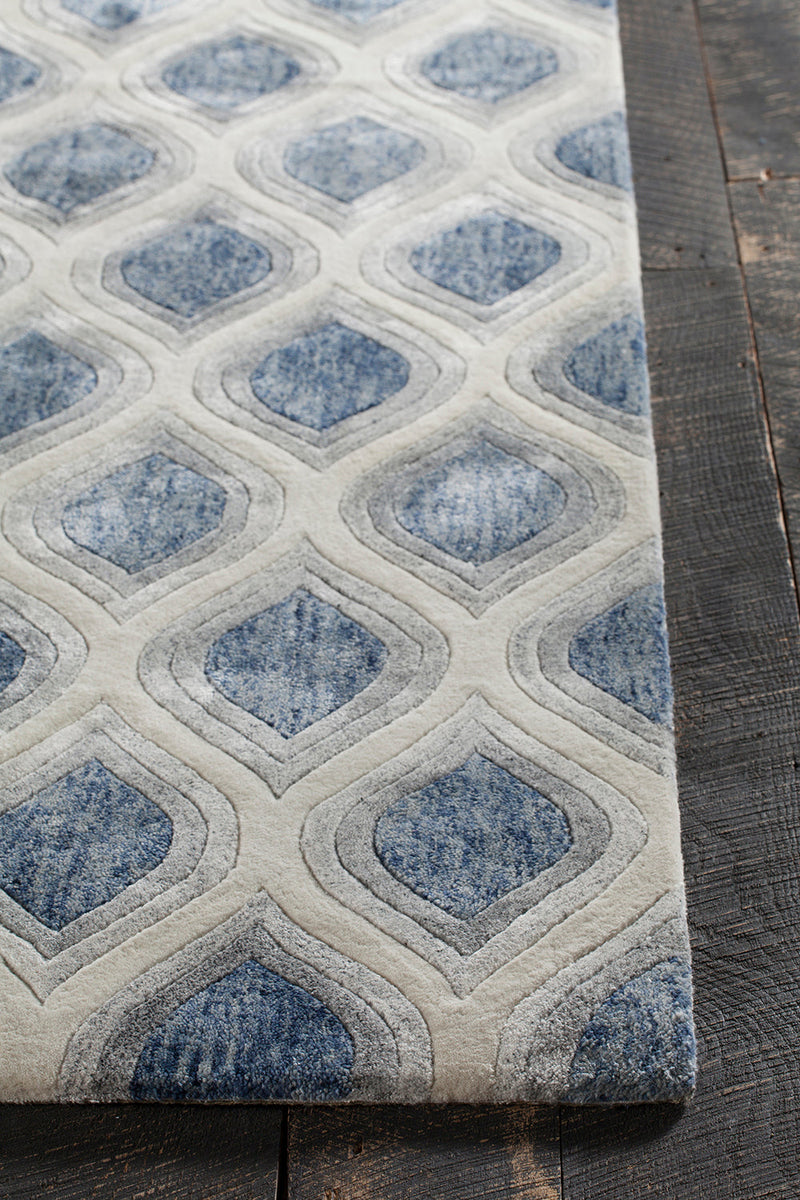 media image for Clara Hand Tufted Contemporary Cla 7100 Rug Chandra Rugs 3 236