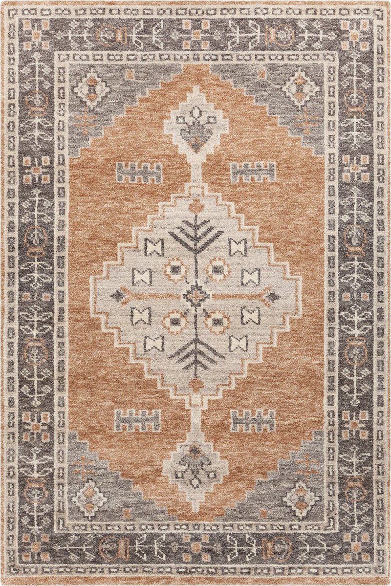 media image for Leela Hand Knotted Traditional Lee 57100 Rug Chandra Rugs 1 262