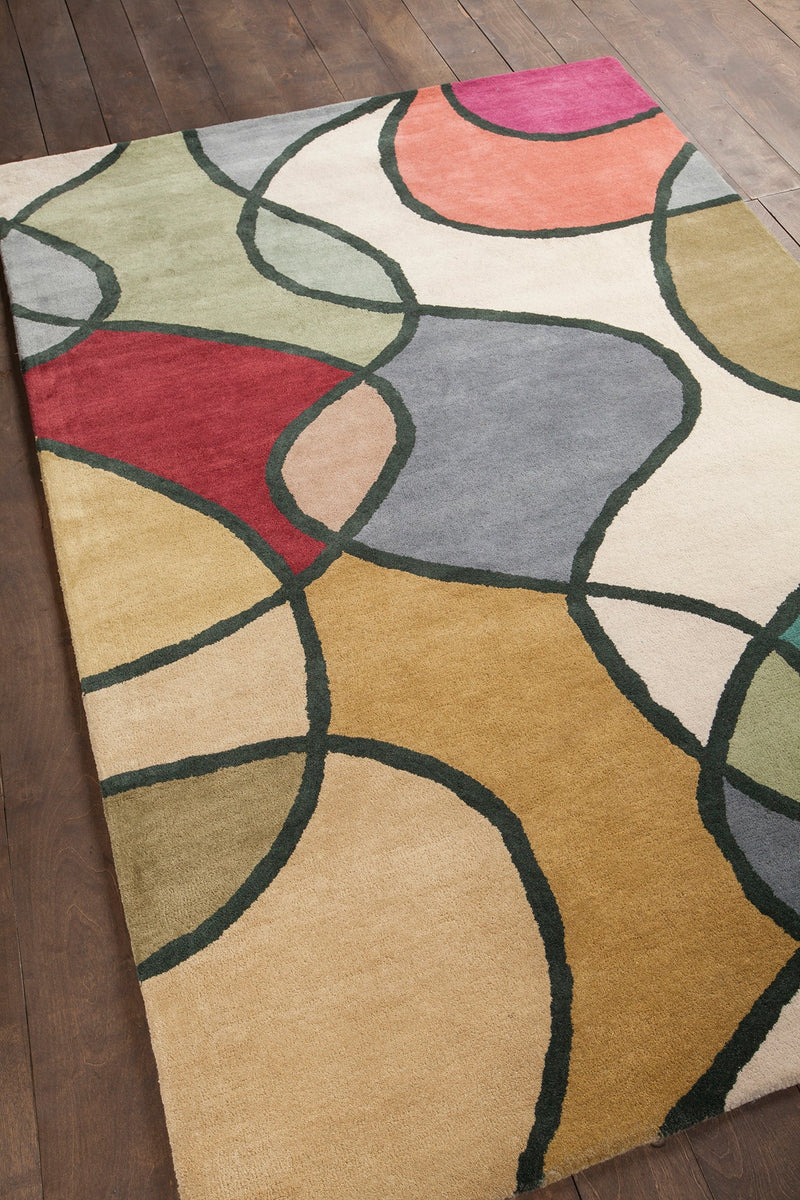media image for Bense Garza Hand Tufted Contemporary Ben 3011 Rug Chandra Rugs 6 275