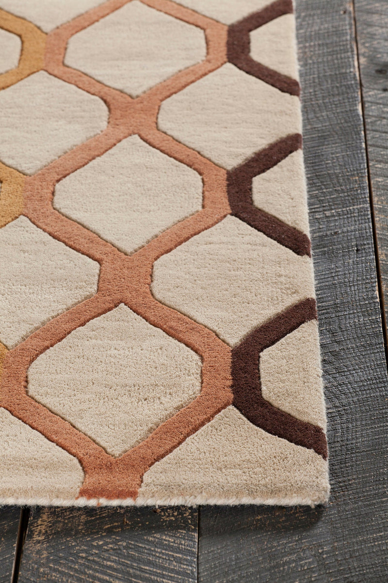 media image for Rowe Hand Tufted Contemporary Row 11125 Rug Chandra Rugs 5 236