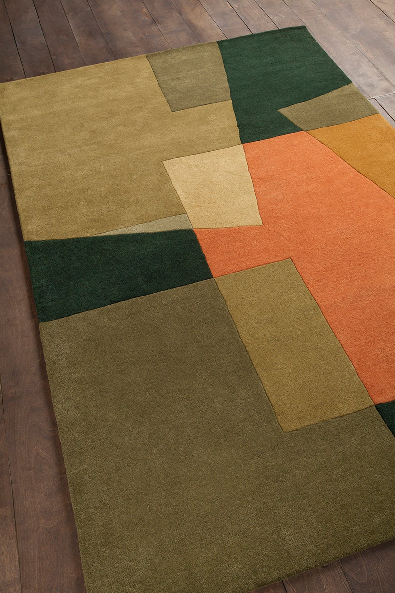 media image for Bense Garza Hand Tufted Contemporary Ben 3014 Rug Chandra Rugs 5 226