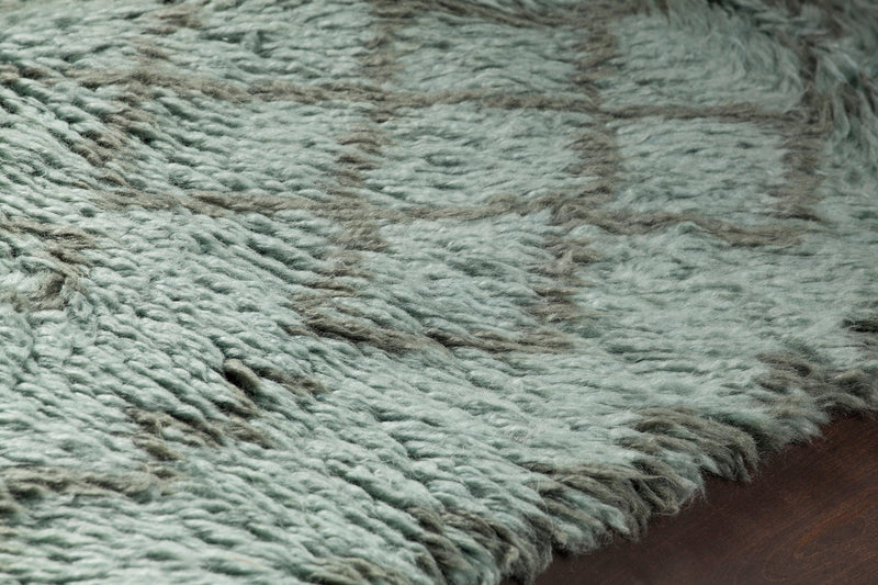 media image for Jeri Hand Knotted Contemporary Shag Jer 44301 Rug Chandra Rugs 2 299