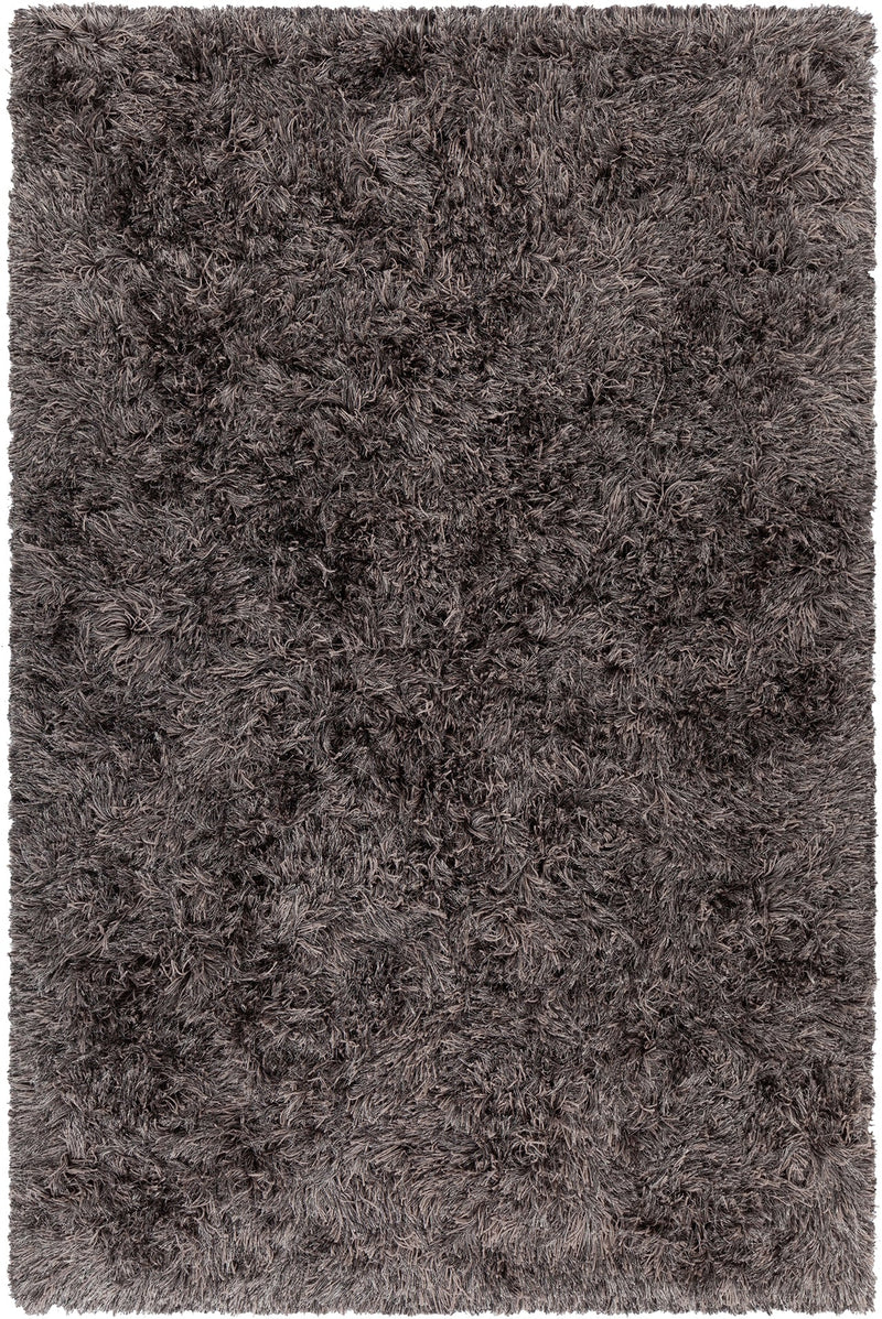media image for Elsa Hand Woven Contemporary Shag Els 45403 Rug Chandra Rugs 1 255