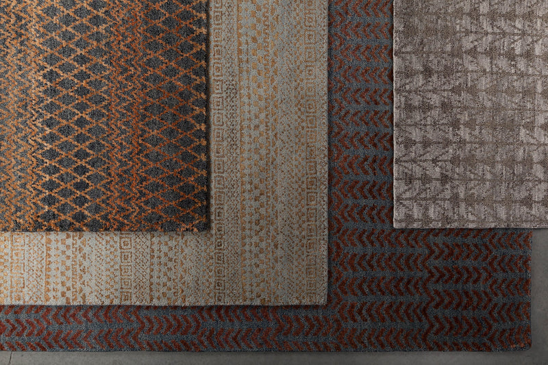 media image for Selene Hand Knotted Contemporary Sel 48901 Rug Chandra Rugs 2 253