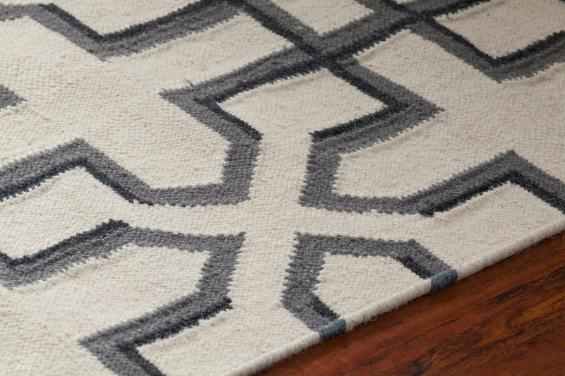 media image for Lima Hand Woven Flatweave Reversible Wool Cotton Lim 25740 Rug Chandra Rugs 3 227